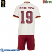 Fotballdrakt Barn Spania Lamine Yamal #19 Bortedraktsett VM 2026 Kortermet (+ Korte bukser)